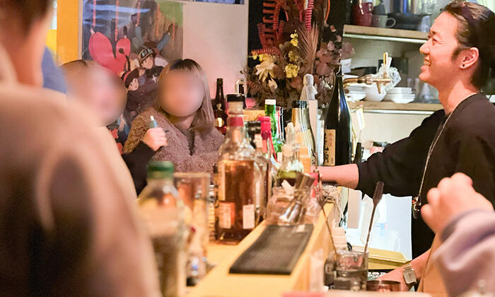 New yellow & the Musiqのカウンターの様子