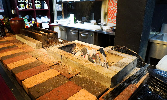 39京町店にある焼き台の写真